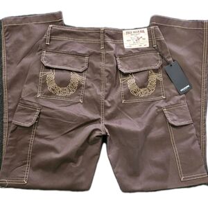 True Religion Brand Jeans Mens Bracken Cargo Pants Outline Size 30 (SRP $169.00)